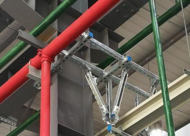 越城该抗震支架的整体式支吊架结构协调性好